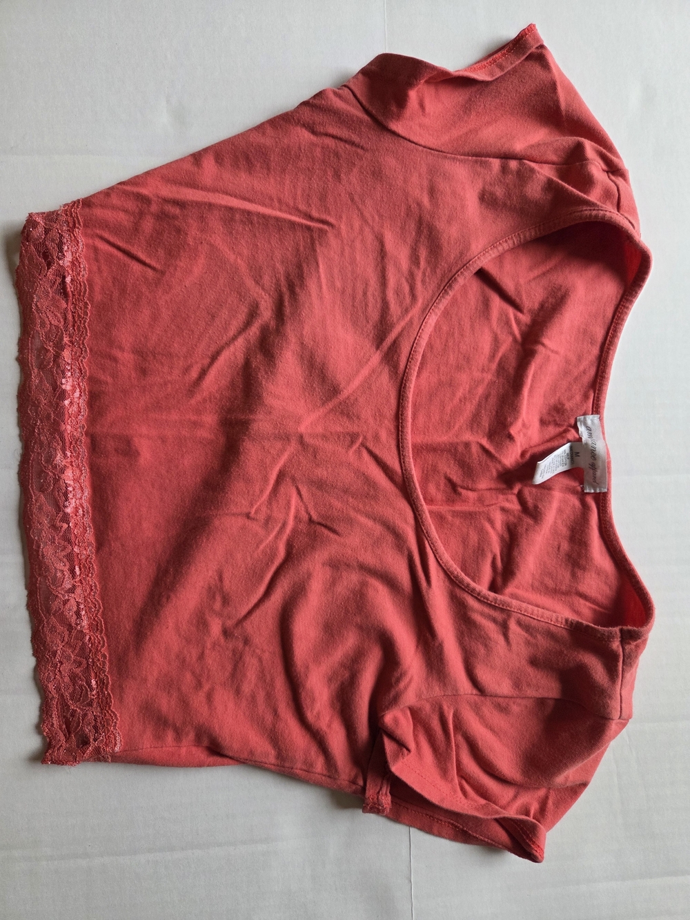 Ambiance‎ Coral Scoop Neck Knit Tank
